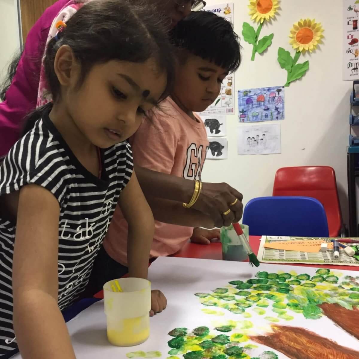 Primary 1 Tamil preparatory class